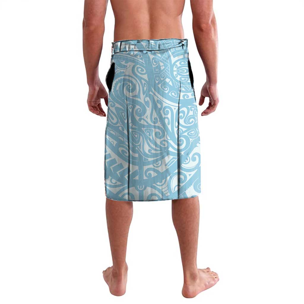 Blue Hawaii Anthurium Plumeria Lei Lavalava LT9 - Polynesian Pride