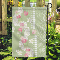 Leaf Green Hawaii Anthurium Plumeria Lei Garden Flag LT9 Garden Flag Green - Polynesian Pride