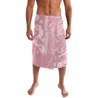 Soft Pink Hawaii Anthurium Plumeria Lei Lavalava LT9 Pink - Polynesian Pride