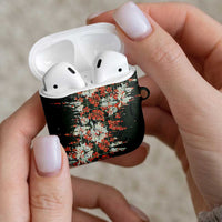 Hawaii Tartan With Hibiscus AirPods Case Polynesian Pattern Vintage LT9 - Polynesian Pride