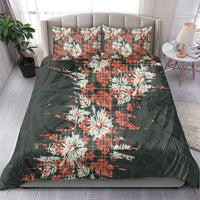 Hawaii Tartan With Hibiscus Bedding Set Polynesian Pattern Vintage LT9 - Polynesian Pride