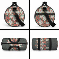 Hawaii Tartan With Hibiscus Duffle Bag Polynesian Pattern Vintage LT9 - Polynesian Pride