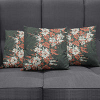 Hawaii Tartan With Hibiscus Pillow Cover Polynesian Pattern Vintage LT9 - Polynesian Pride