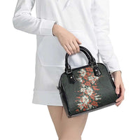 Hawaii Tartan With Hibiscus Shoulder Handbag Polynesian Pattern Vintage LT9 - Polynesian Pride