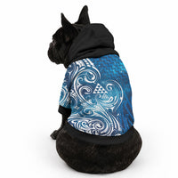 Matariki Galaxy Pet Hoodie Maori Taniko Pattern LT9 - Polynesian Pride