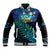 Matariki Te Tau Hou Maori Baseball Jacket New Zealand Silver Fern Night Starry Sky