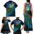 Matariki Te Tau Hou Maori Family Matching Tank Maxi Dress and Hawaiian Shirt New Zealand Silver Fern Night Starry Sky