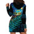 Matariki Te Tau Hou Maori Hoodie Dress New Zealand Silver Fern Night Starry Sky