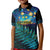 Matariki Te Tau Hou Maori Kid Polo Shirt New Zealand Silver Fern Night Starry Sky