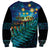 Matariki Te Tau Hou Maori Sweatshirt New Zealand Silver Fern Night Starry Sky