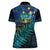 Matariki Te Tau Hou Maori Women Polo Shirt New Zealand Silver Fern Night Starry Sky