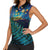 Matariki Te Tau Hou Maori Women Sleeveless Polo Shirt New Zealand Silver Fern Night Starry Sky