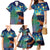 Personalised New Zealand Matariki Art Star Family Matching Mermaid Dress and Hawaiian Shirt Koru Fern Night Starry Sky