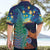 Personalised New Zealand Matariki Art Star Hawaiian Shirt Koru Fern Night Starry Sky