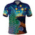 Personalised New Zealand Matariki Art Star Polo Shirt Koru Fern Night Starry Sky