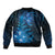 New Zealand Matariki Bomber Jacket Blue Milky Way Stars Night Sky