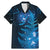 New Zealand Matariki Family Matching Mermaid Dress and Hawaiian Shirt Blue Milky Way Stars Night Sky