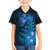 New Zealand Matariki Family Matching Puletasi and Hawaiian Shirt Blue Milky Way Stars Night Sky