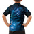 New Zealand Matariki Kid Hawaiian Shirt Blue Milky Way Stars Night Sky