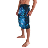 New Zealand Matariki Lavalava Blue Milky Way Stars Night Sky LT9 - Polynesian Pride
