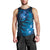 New Zealand Matariki Men Tank Top Blue Milky Way Stars Night Sky