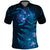 New Zealand Matariki Polo Shirt Blue Milky Way Stars Night Sky