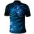 New Zealand Matariki Polo Shirt Blue Milky Way Stars Night Sky