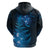 New Zealand Matariki Zip Hoodie Blue Milky Way Stars Night Sky