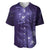 New Zealand Matariki Baseball Jersey Purple Milky Way Stars Night Sky