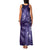 New Zealand Matariki Family Matching Tank Maxi Dress and Hawaiian Shirt Purple Milky Way Stars Night Sky