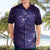 New Zealand Matariki Hawaiian Shirt Purple Milky Way Stars Night Sky