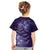 New Zealand Matariki Kid T Shirt Purple Milky Way Stars Night Sky