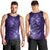 New Zealand Matariki Men Tank Top Purple Milky Way Stars Night Sky