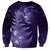 New Zealand Matariki Sweatshirt Purple Milky Way Stars Night Sky