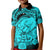 Polynesian Pride Happy Father Day Kid Polo Shirt I Love You Dad - Polynesian Tribal Aqua LT9 Kid Aqua - Polynesian Pride