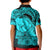 Polynesian Pride Happy Father Day Kid Polo Shirt I Love You Dad - Polynesian Tribal Aqua LT9 - Polynesian Pride