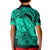 Polynesian Pride Happy Father Day Kid Polo Shirt I Love You Dad - Polynesian Tribal Green LT9 - Polynesian Pride