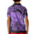 Polynesian Pride Happy Father Day Kid Polo Shirt I Love You Dad - Polynesian Tribal Purple LT9 - Polynesian Pride