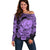 Polynesian Pride Happy Father Day Off Shoulder Sweater I Love You Dad - Polynesian Tribal Purple LT9 Women Purple - Polynesian Pride