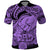 Polynesian Pride Happy Father Day Polo Shirt I Love You Dad Polynesian Tribal Purple LT9 Purple - Polynesian Pride