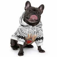 Polynesian Father's Day Gift For Dad Pet Hoodie Super Father In The World - Black Polynesian Pattern LT9 - Polynesian Pride