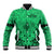 Polynesian Father's Day Gift For Dad Baseball Jacket Super Father In The World - Green Polynesian Pattern LT9 Unisex Green - Polynesian Pride