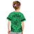 Polynesian Father's Day Gift For Dad Kid T Shirt Super Father In The World - Green Polynesian Pattern LT9 - Polynesian Pride