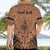 Personalised Polynesian Father's Day Gift For Dad Hawaiian Shirt Super Father In The World - Nude Polynesian Pattern LT9 - Polynesian Pride