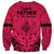 Polynesian Father's Day Gift For Dad Sweatshirt Super Father In The World - Pink Polynesian Pattern LT9 - Polynesian Pride