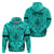 Polynesian Fathers Day Gift For Dad Hoodie Super Father In The World Turquoise Polynesian Pattern LT9 - Polynesian Pride