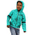 Polynesian Father's Day Gift For Dad Kid Hoodie Super Father In The World - Turquoise Polynesian Pattern LT9 - Polynesian Pride