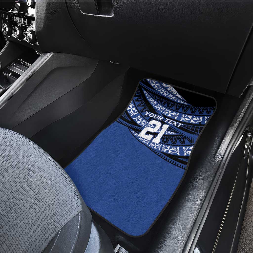 Fiji Rugby Pacific Custom Car Mats Pasifika Tapa Pattern LT9 - Polynesian Pride