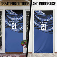 Fiji Rugby Pacific Custom Door Cover Pasifika Tapa Pattern LT9 - Polynesian Pride