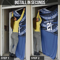 Fiji Rugby Pacific Custom Door Cover Pasifika Tapa Pattern LT9 - Polynesian Pride